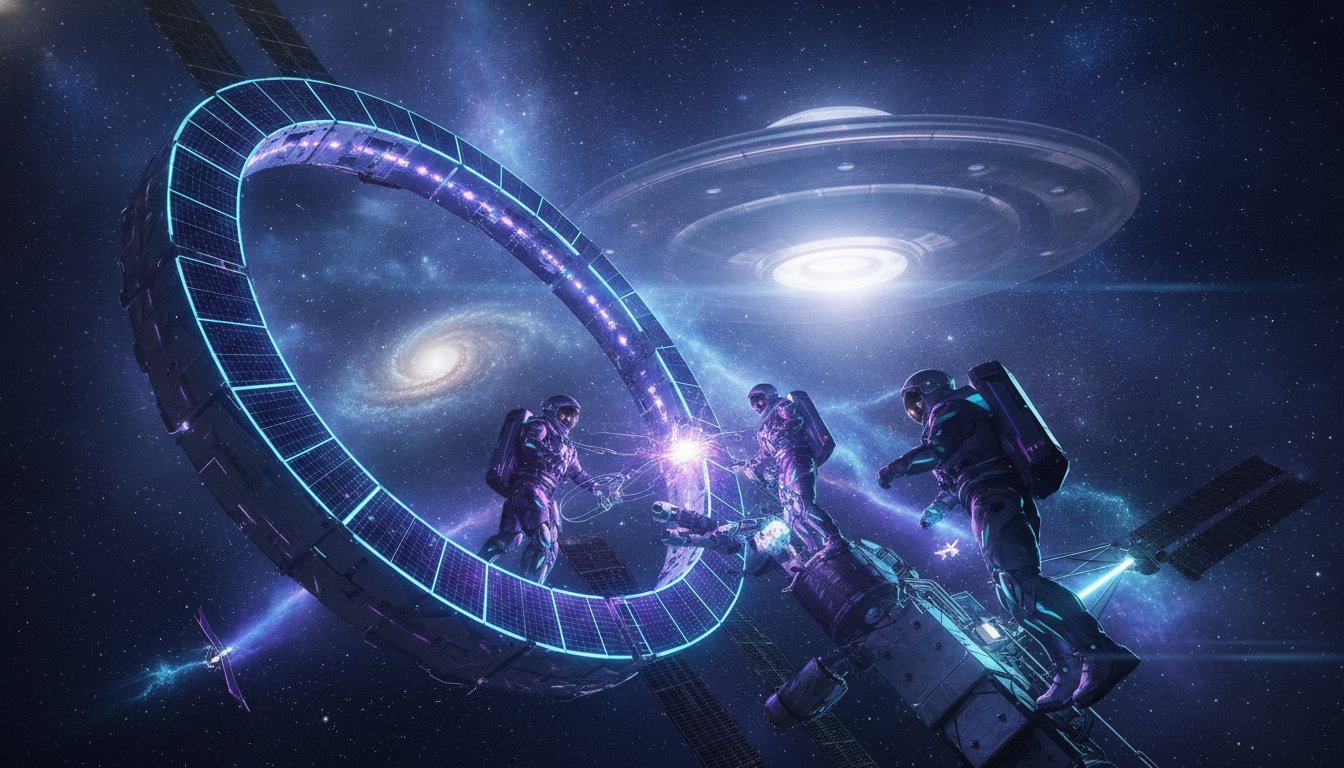 Cosmic Ascent: NASA Astronauts Forge Future Power for the International Space Station