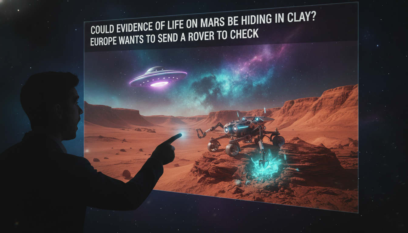 [EN]  Could evidence of life on Mars be hiding in clay? Europe wants to send a rover to check 