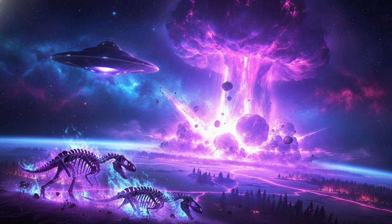 New Theory Unveils Fiery Demise for Dinosaurs: Asteroid Impact Ignited Global Infernos 17 Times Hotter Than Lethal Human Limit
