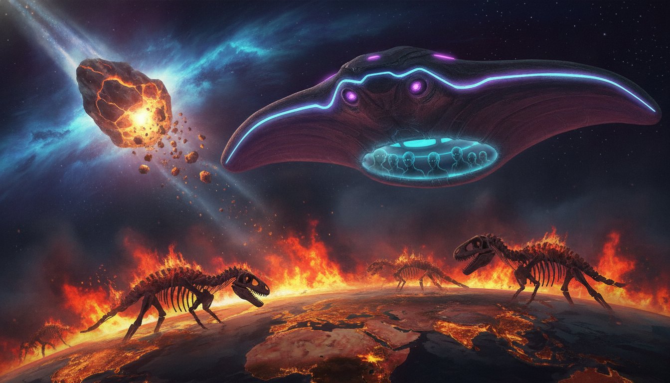 New Theory Unveils Fiery Demise for Dinosaurs: Asteroid Impact Ignited Global Infernos 17 Times Hotter Than Lethal Human Limit