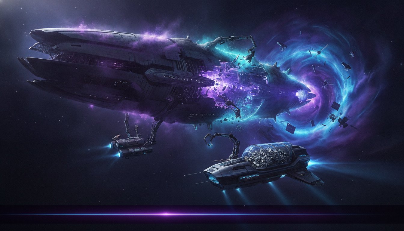 Más Allá del Juego: La Urgente Realidad de la Remoción de Basura Espacial vs. el Salvamento de Ciencia Ficción