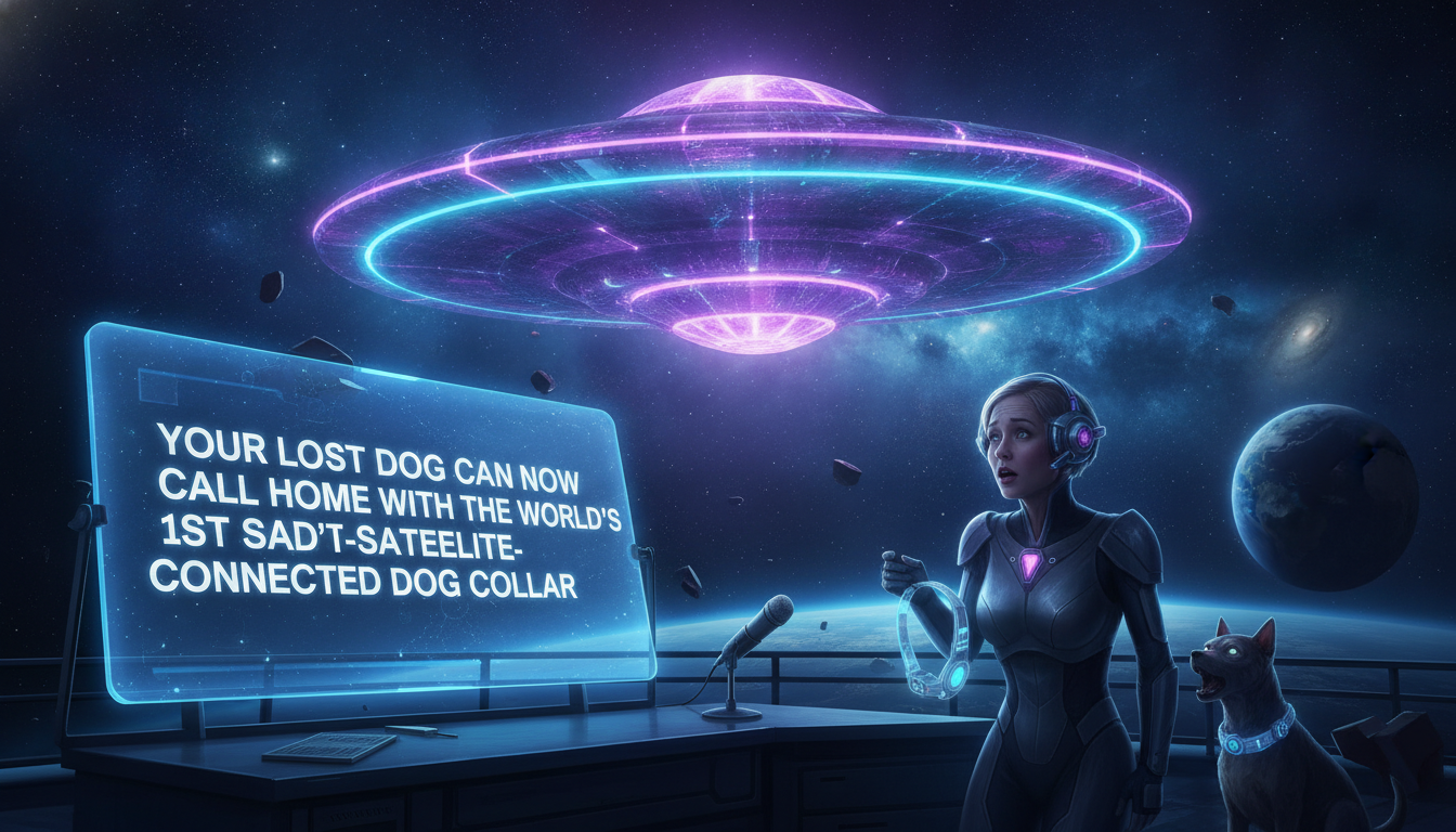 [EN]  Your lost dog can now call home with the world's 1st satellite-connected dog collar 