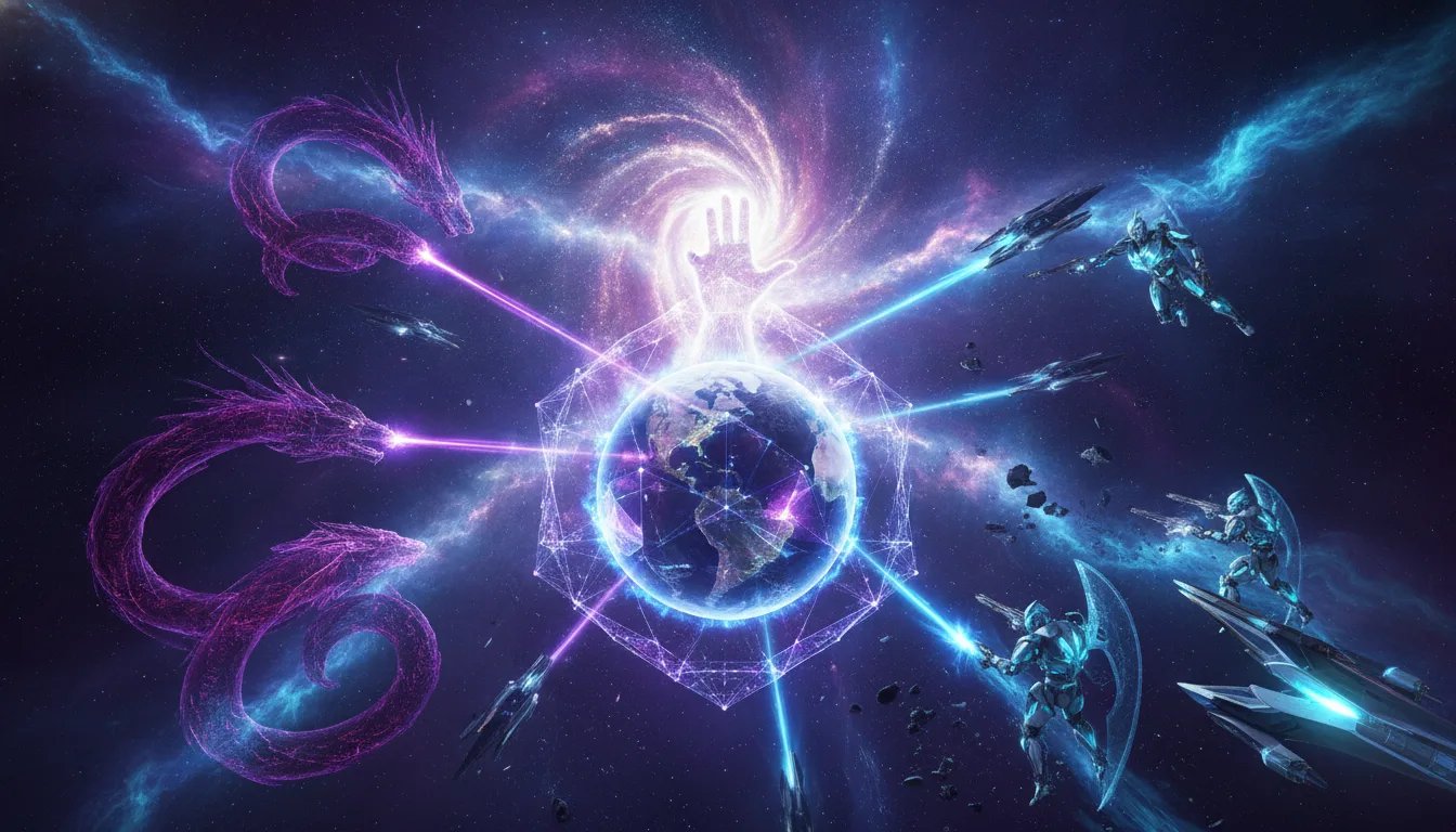 The Great Quantum Transition: Unveiling the Cosmic Battle for Earth's Future