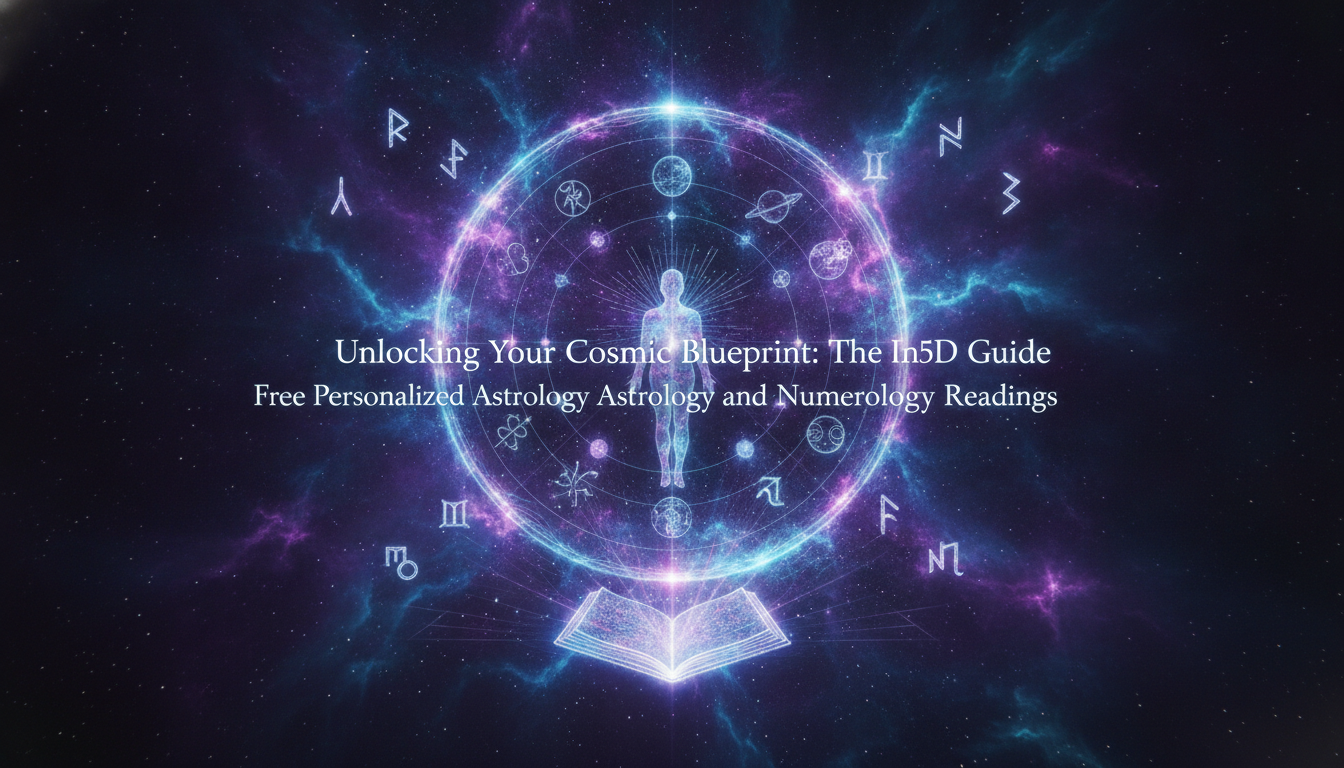 Unlocking Your Cosmic Blueprint: The In5D Guide to Free Personalized Astrology and Numerology Readings