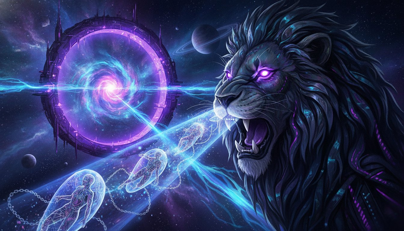 Beyond Waiting: Humanity's Call to Self-Liberation Through the Lion's Gate