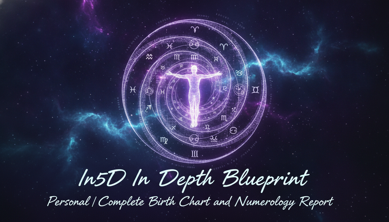 [EN] In5D In Depth Blueprint Personal | Complete Birth Chart and Numerology Report