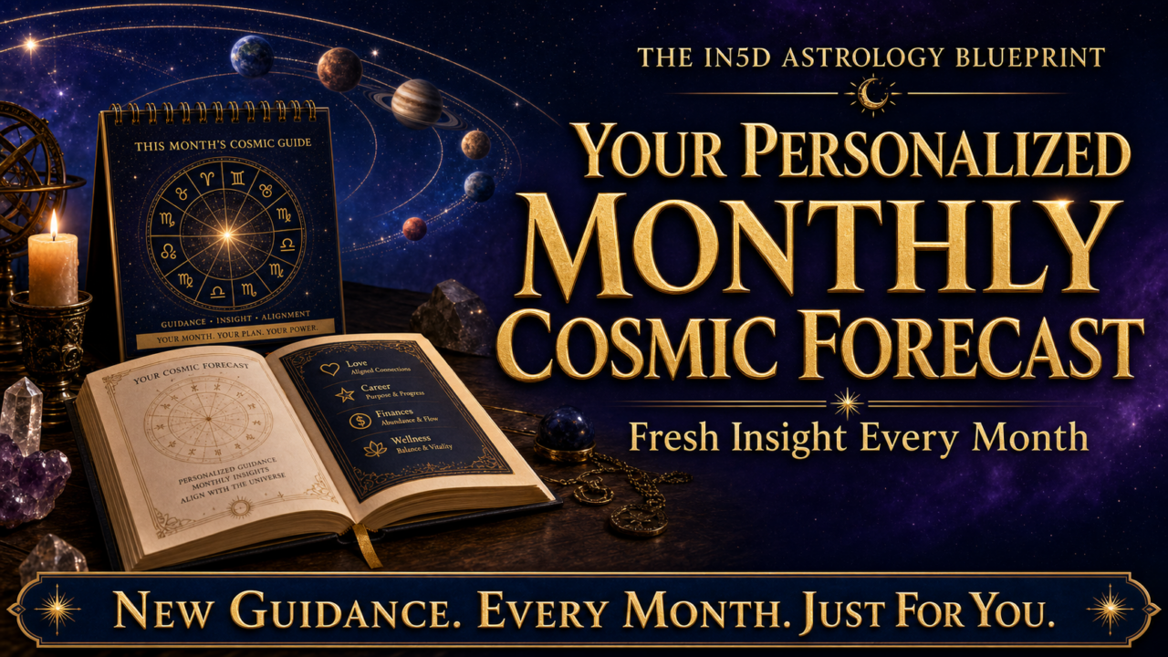 [EN] In5D Monthly Astrology Blueprint | Your Personalized Monthly Forecast