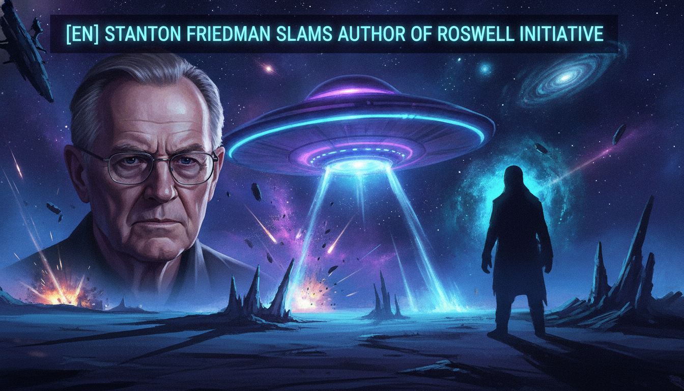 [EN] Stanton Friedman Slams Author of Roswell Initiative