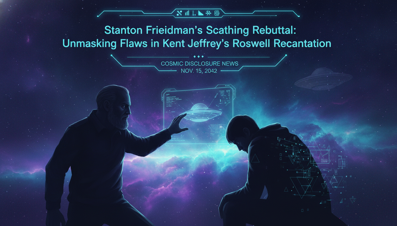 Stanton Friedman's Scathing Rebuttal: Unmasking Flaws in Kent Jeffrey's Roswell Recantation