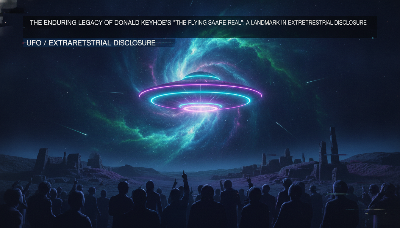 The Enduring Legacy of Donald Keyhoe's 'The Flying Saucers are Real': A Landmark in Extraterrestrial Disclosure