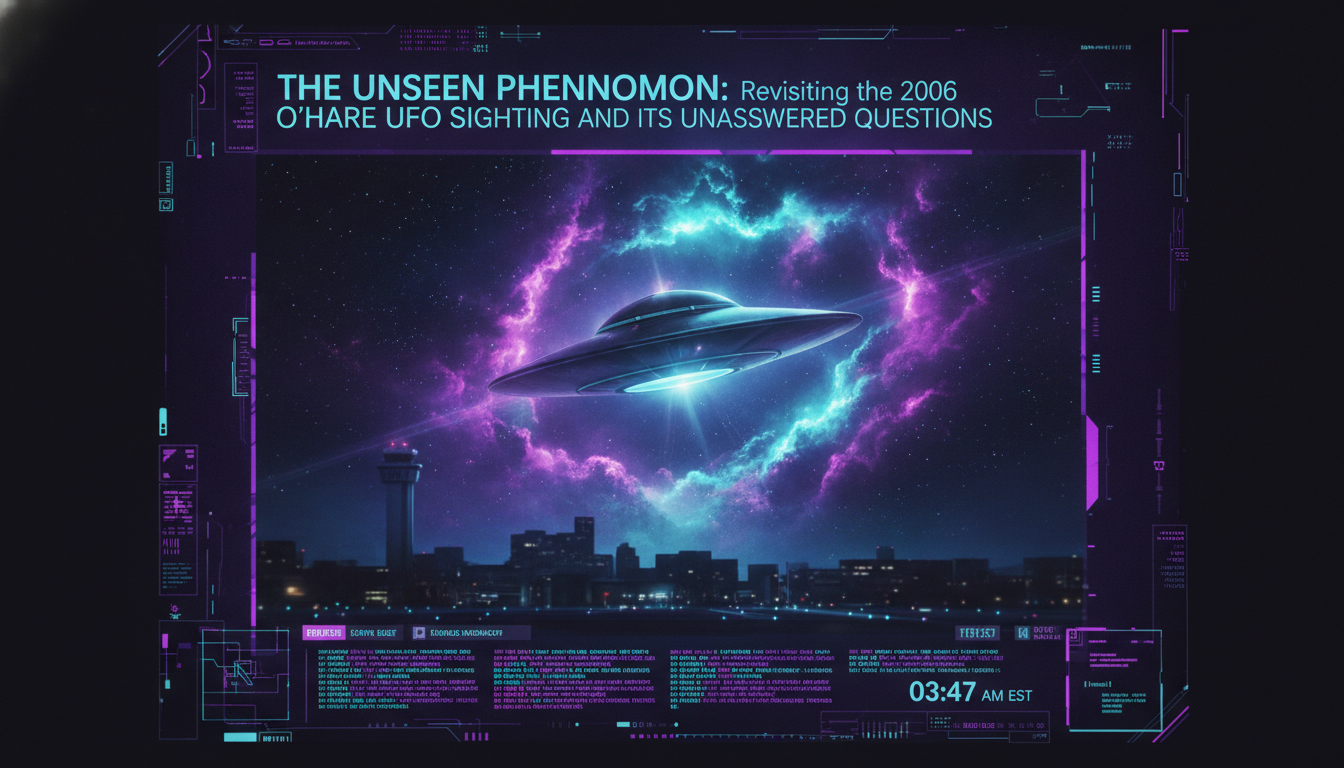 The Unseen Phenomenon: Revisiting the 2006 O'Hare UFO Sighting and Its Unanswered Questions