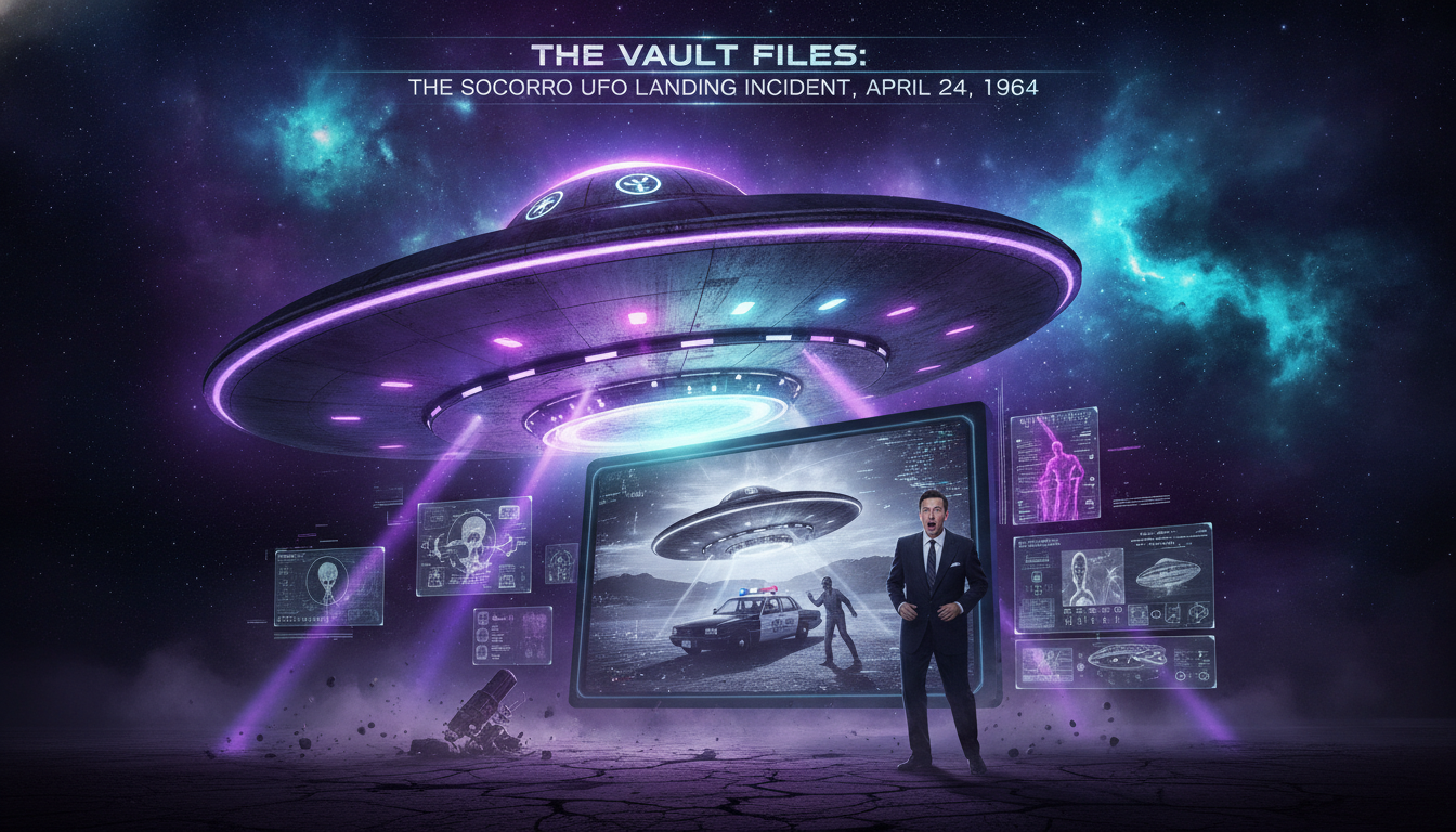 [EN] The Vault Files: The Socorro UFO Landing Incident, April 24, 1964