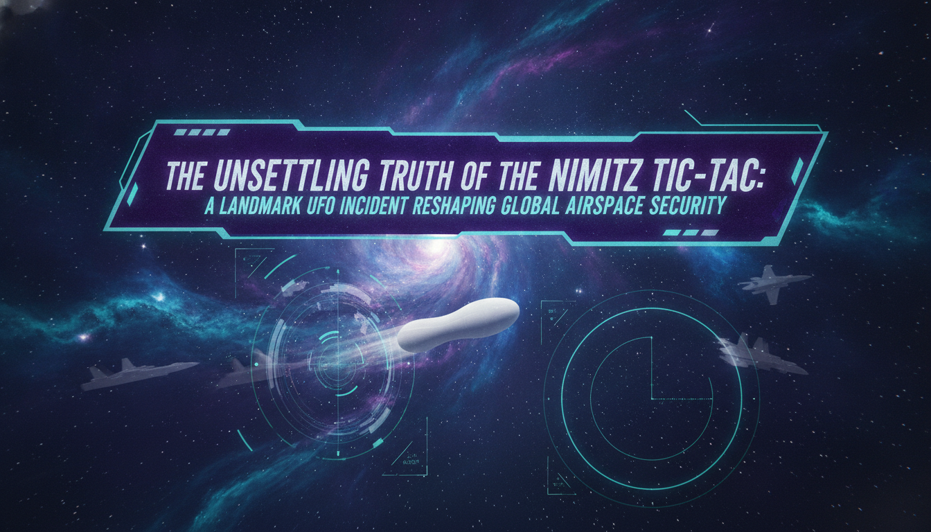 The Unsettling Truth of the Nimitz Tic-Tac: A Landmark UFO Incident Reshaping Global Airspace Security