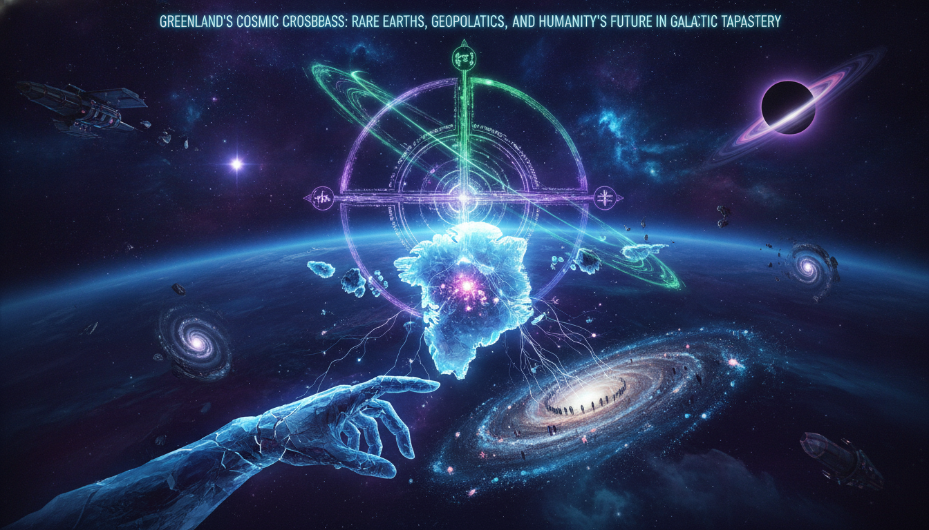 Greenland's Cosmic Crossroads: Rare Earths, Geopolitics, and Humanity's Future in the Galactic Tapestry