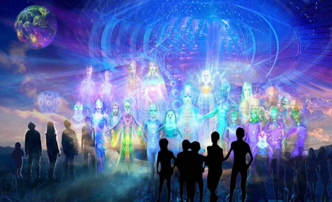 Galactic Family of Light: Vision of Future Landing Now